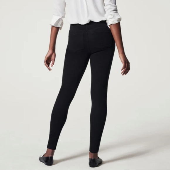 Spanx Jean-Ish Ankle Leggings Jeggings Black Large W1 - Picture 2 of 9